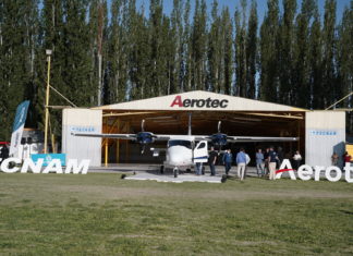 Habilitaron el primer tramo hormigonado de la pista de aterrizaje de AEROTEC