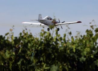 Atención: ISCAMEN comienza los tratamientos aéreos en el Este de Mendoza