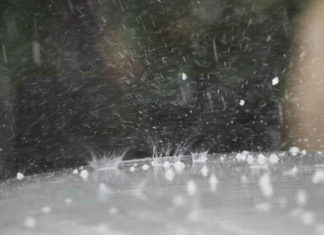 Viento, lluvia y granizo afectó a la Zona Este