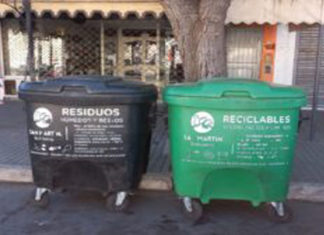 San Martín: hallan restos óseos en contenedor de basura