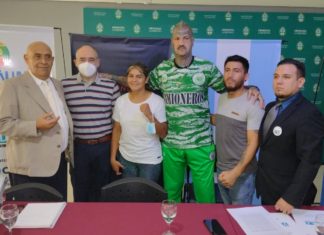 Yésica Marcos y "el patón" Basile firmaron contrato con la UMDAA