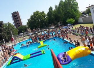 Parque Acuático en el Club San Martín