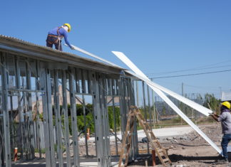 Rivadavia: avanzan las obras de los barrios Virgen de la Carrodilla y Juan XXII