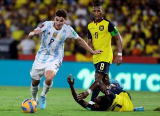 Con gol de Julián Álvarez Argentina empató su último partido de Eliminatorias