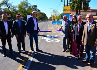 Rivadavia: se inauguró la nueva ciclovía en Ruta 62