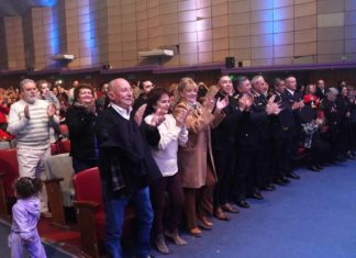 Rivadavia vivió su velada patriótica con un espectáculo cuyano