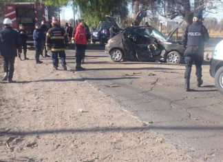 San Martín: el reventón de un neumático provocó un choque fatal
