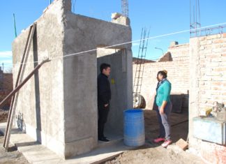 La Paz: se ejecutan mejoramientos en viviendas de zona centro y Boggero.