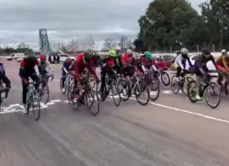 San Martín: grave accidente en el Mendocino de ciclismo, una periodista internada