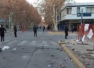 Rivadavia: incidentes en la marcha por el femicidio de Karen