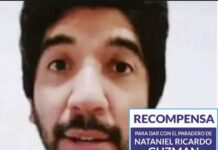 Recompensa de $10.500.000 por datos sobre el paradero del abogado Natanael Ricardo Guzmán