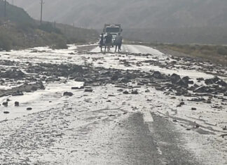 Cierre preventivo del Paso Cristo Redentor por intensas lluvias y derrumbes