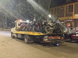 Mega operativo: más de 30 motos retenidas y 50 actas viales
