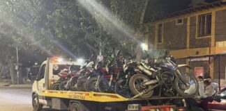 Mega operativo: más de 30 motos retenidas y 50 actas viales
