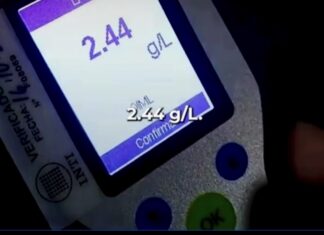 San Martín: dio uno de los niveles de alcohol más altos del año