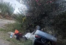 Rivadavia: conductor hospitalizado tras quedarse dormido y volcar